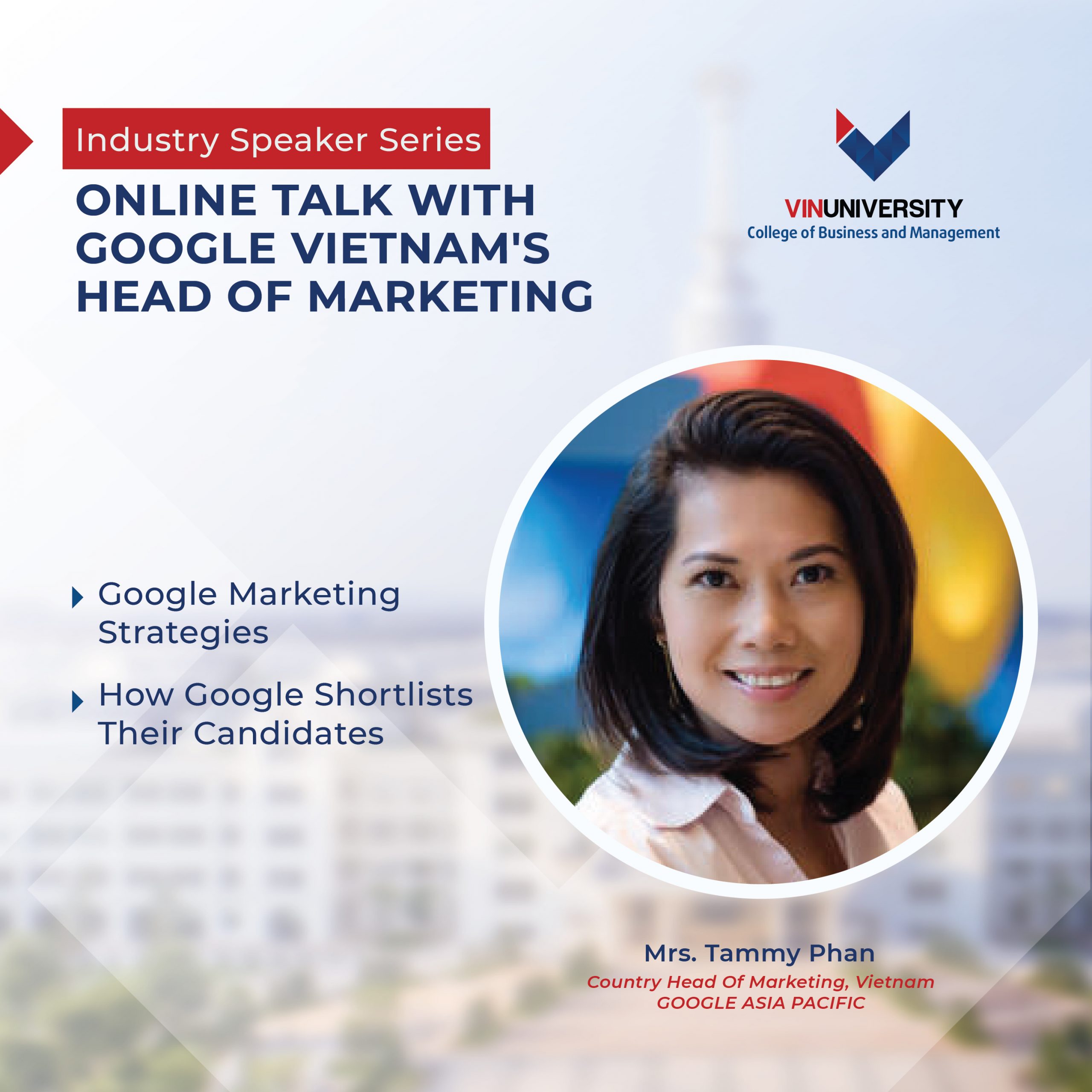 [Industry Speaker Series] Online Talk With Google Vietnam’s Head Of Marketing